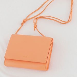 Baggu crossbody Compact Purse in Orange Sherbet